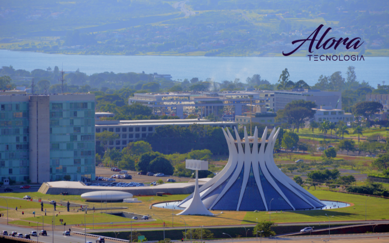 Foto de Brasília, capital do Brasil.